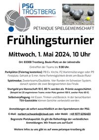 Frühlingsturnier PSG Pétanque Trostberg